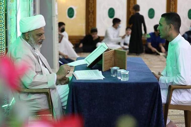 معهدُ القرآن الكريم في النجف يواصل اختباراته الدوريّة لطلبة الحفظ
