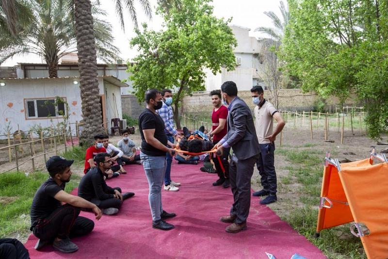 تهيئة مسعفين  لبرنامج الإخلاء الطبّي 
