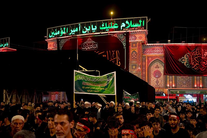 قسم الشعائر ينظم سير المواكب العزائية بذكرى شهادة الإمام الحسن (عليه السلام)