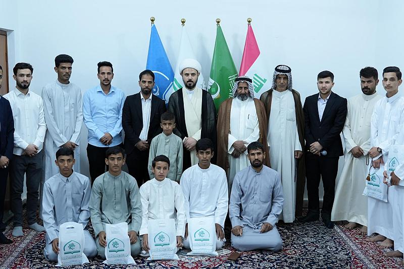 المجمَع العلمي يكرّم طلبته الفائزين بالمراكز الأولى في مسابقةٍ لحفظ القرآن الكريم بالمثنى
