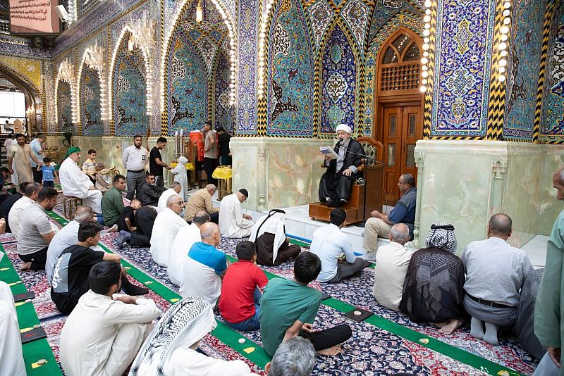 بمناسبة عيد الغدير الأغر.. محاضرة دينية في صحن أبي الفضل العباس (عليه السلام)
