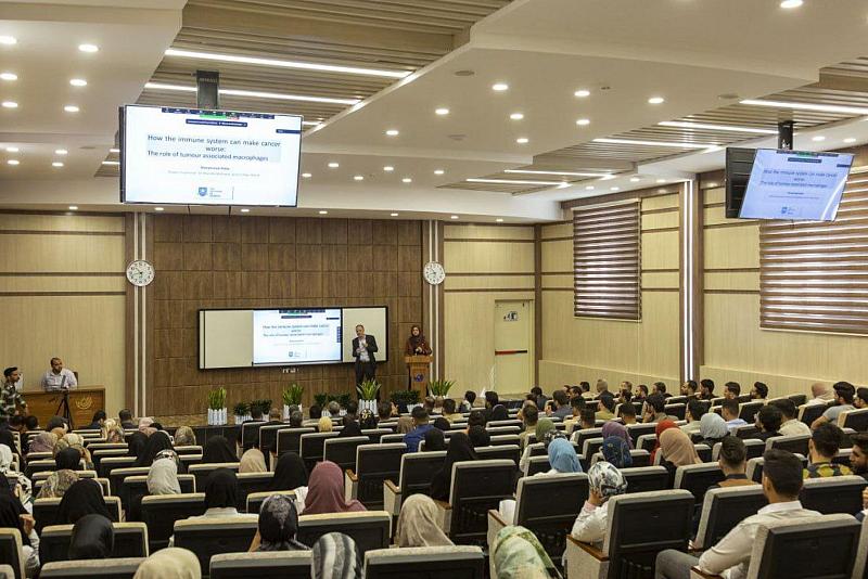 جامعة الكفيل تقيم محاضرة حول دور جهاز المناعة في مواجهة بعض أنواع السرطانات