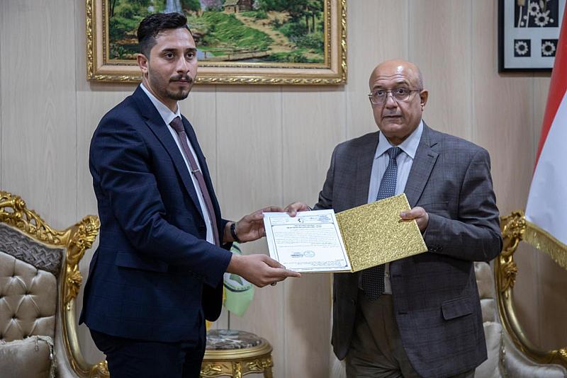 العتبة العباسية تقدّم دعوة لجامعة البصرة للنفط والغاز للمشاركة في حفل تخرّج الطلبة