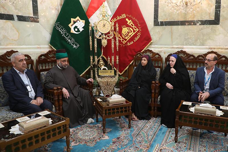 الأمين العام للعتبة العباسية يلتقي وفد منظّمة اليونيسيف ويبحث معه تعزيز التعاون المشترك