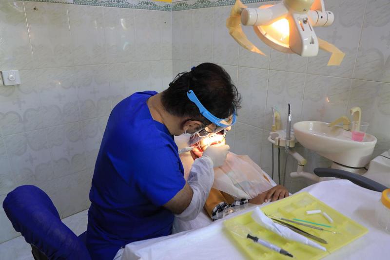 مركز أمّ البنين الطبّي يقدّم خدماته الطبية لمجموعة من الأطفال الأيتام