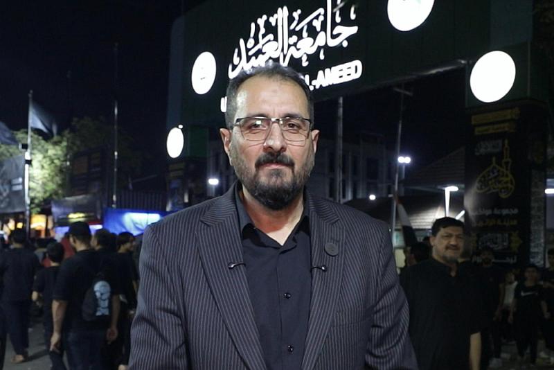 رئيس جامعة العميد: خدمات متكاملة قدمتها الجامعة لزائري الأربعين عبر مجموعة مواكب أم البنين (عليها السلام)