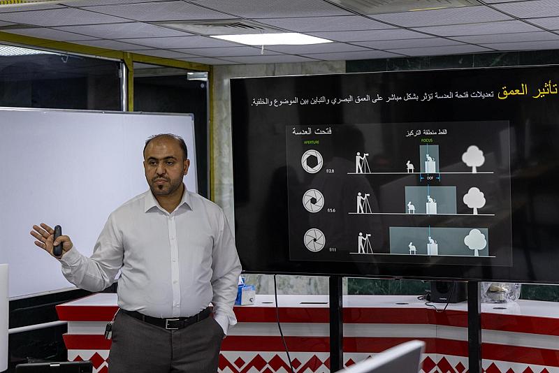 قسم الإعلام يختتم الدورة الثانية الخاصة بالتصوير الفيديوي لمنتسبيه