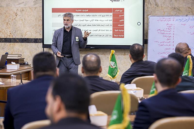 قسم التطوير يعقد اجتماعًا تحضيريًّا لإعداد دراسة عن الخدمات المقدمة لزائري الأربعين