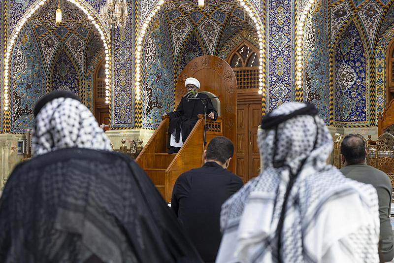العتبة العباسية المقدسة تقيم مجلس عزاء لإحياء ذكرى شهادة الإمام جعفر الصادق (عليه السلام)