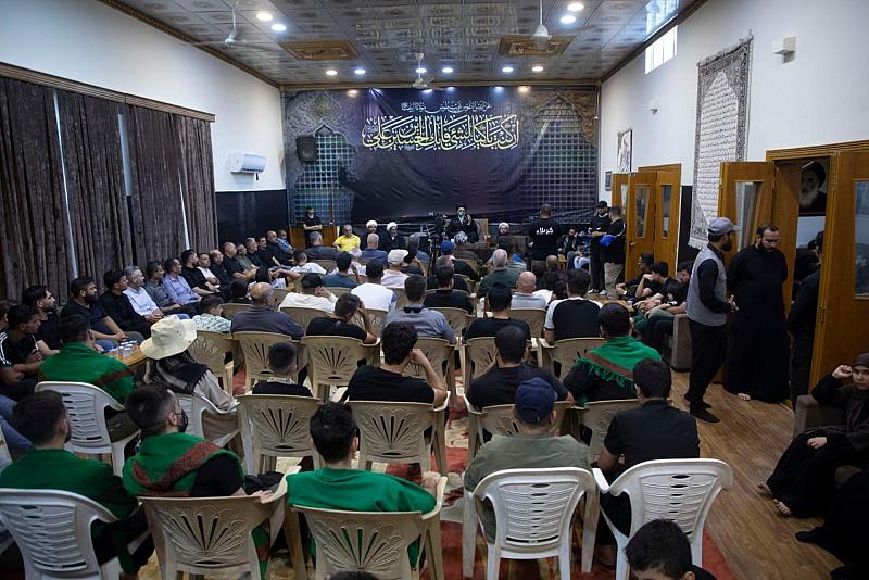 وفد من مختلف الطوائف في كردستان يزور موكب العتبتين المقدستين في النجف الأشرف