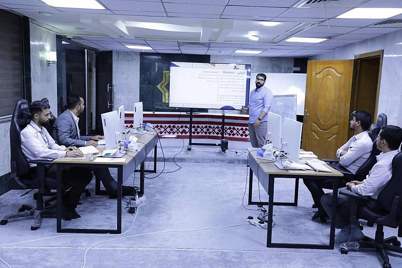 قسم الإعلام يقدم ورشة تطويرية في التصميم الجرافيكي لملاكات كشافة الكفيل