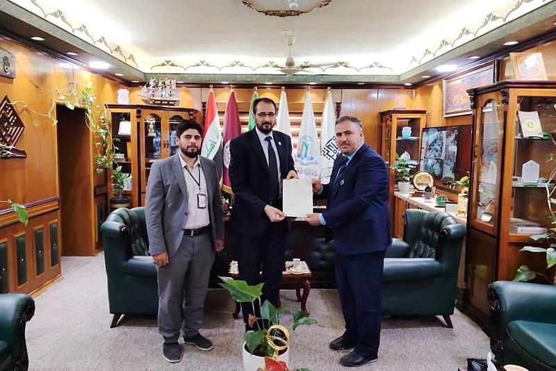 قسم الشؤون الفكرية يبحث سبل التعاون مع جامعة العميد