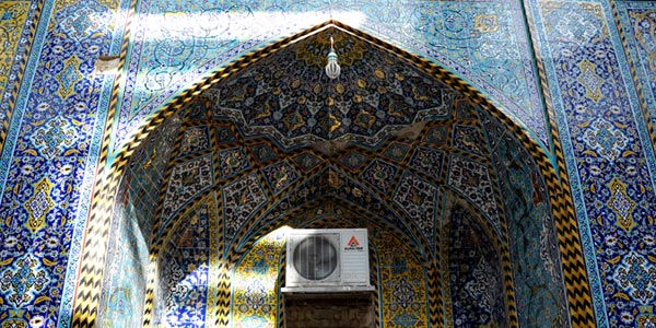 إنجاز الجناح الشمالي والجناح الشرقي وابتدأ العمل بالجهة الغربية والجنوبية من مشروع ترميم وصيانة أواوين الطابق الأرضي في العتبة العباسية المقدسة
