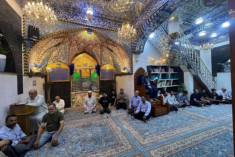 قسم الشؤون الفكرية يقيم برنامجه العبادي الأسبوعي (بيوت النعيم) في بابل