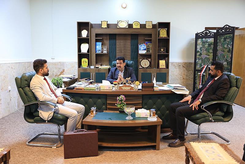 العتبة العبّاسيّة تقدّم دعوة لجامعة الأنبار للمشاركة في فعّاليّات أسبوع الإمامة الثَّاني