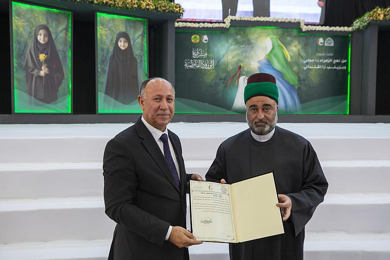 العتبة العباسية تكرم المساهمين بنجاح حفل التكليف الشرعي للطالبات