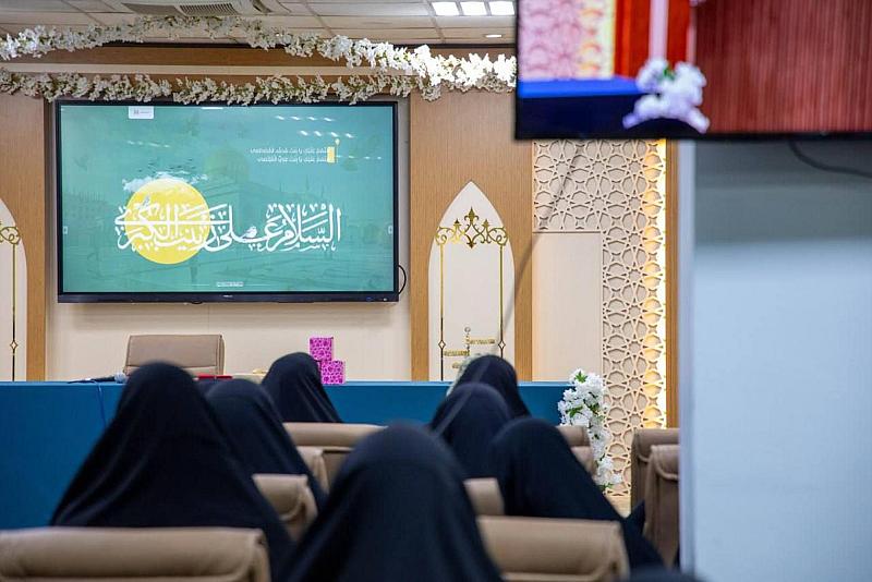 شعبة الخطابة الحسينية النسوية تحتفي بذكرى ولادة السيدة زينب (عليها السلام)