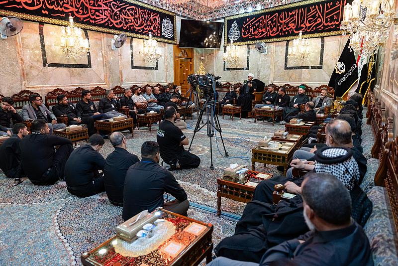 العتبة العباسية المقدسة تقيم مجلس عزائها السنوي بذكرى شهادة الإمام الحسن (عليه السلام)