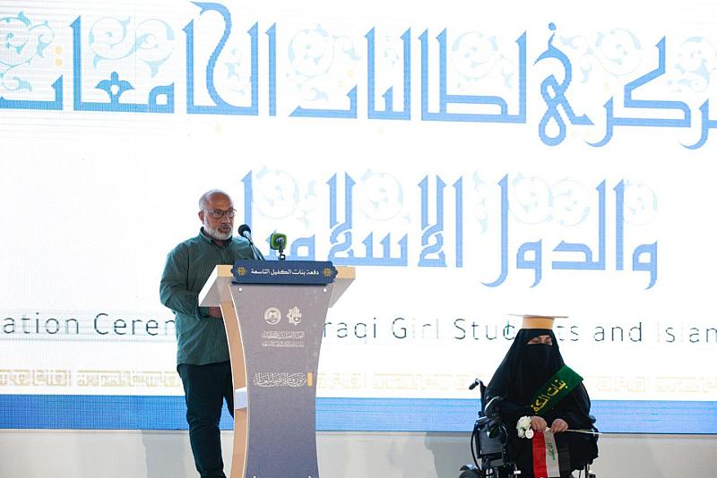 ولي أمر طالبةٍ من ذوي الهمم يشيد بجهود العتبة العباسية المقدسة لتنظيمها حفل تخرّج بنات الكفيل التاسع