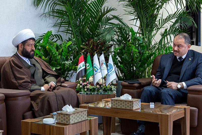 جامعة الكفيل تبحث سبل التعاون العلمي مع جامعة السيدة معصومة (عليها السلام) للبنات