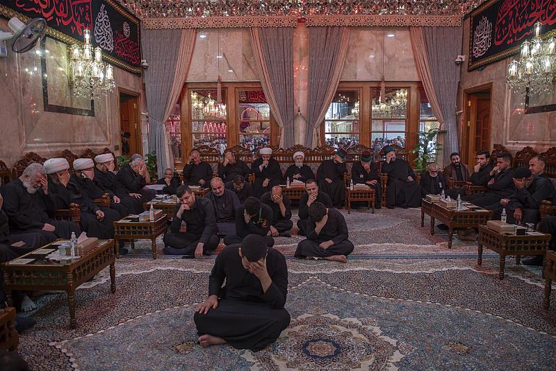 العتبة العباسية تواصل إقامة مجالس العزاء بذكرى أربعين الإمام الحسين (عليه السلام)