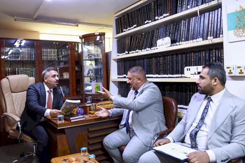 قسم شؤون المعارف يرفد مكتبات محافظة واسط بعدد من إصداراته
