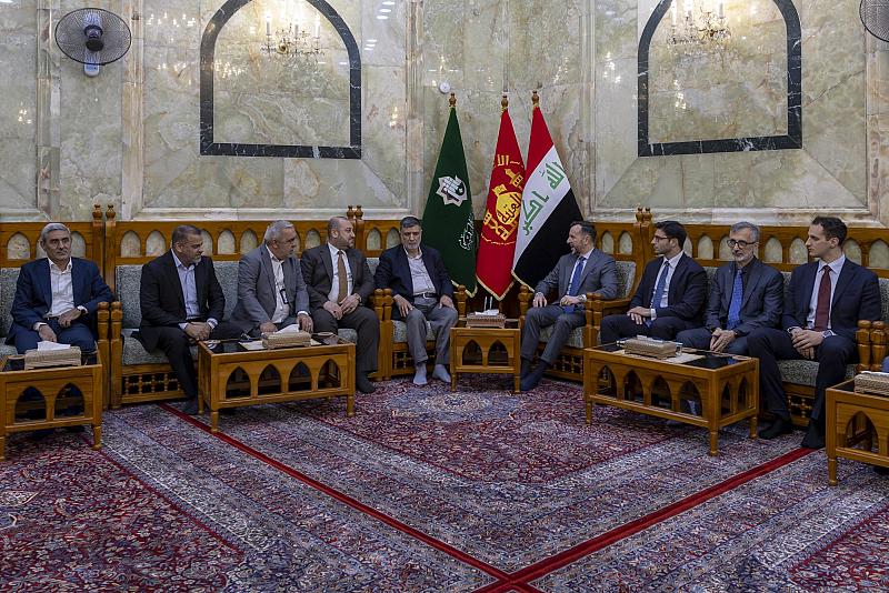 السفير الإيطالي في العراق يتشرف بزيارة العتبة العباسية المقدسة