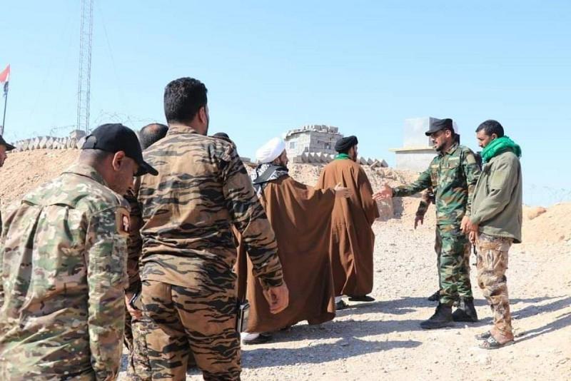 لجنةُ الإرشاد والدّعم المعنويّ تزورُ أحد قواطع عمليّات ديالى