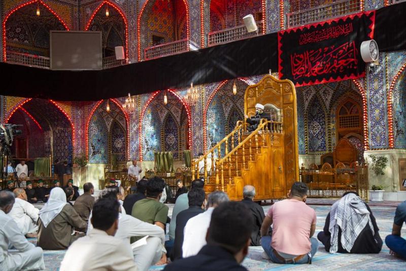 العتبةُ العبّاسيةُ المقدّسة تختمُ مجلسها العزائيّ السنويّ لإحياء ذكرى شهادة الإمام الصادق (عليه السلام)