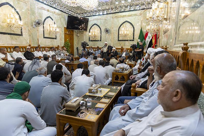 العتبة العباسية المقدسة تقيم مجلس عزائها الأسبوعي إحياءً لذكر أهل البيت (عليهم السلام)