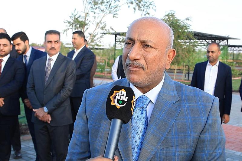 محافظ كربلاء: مشروع الفردوس يشكل إضافة مهمة للبيئة في المحافظة