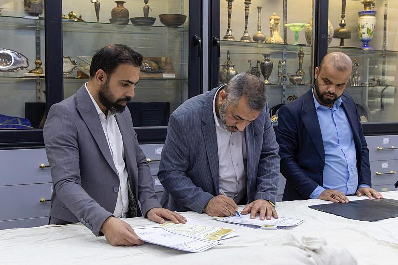 للشروع بصيانتها وترميمها..متحف الكفيل يستلم الدفعة الرابعة من مقتنيات العتبة العسكرية المقدسة