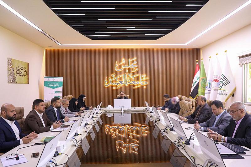 لتعزيز الأداء المؤسسي.. جامعة العميد تعقد اجتماعًا موسَّعًا مع مديري أقسامها الإدارية