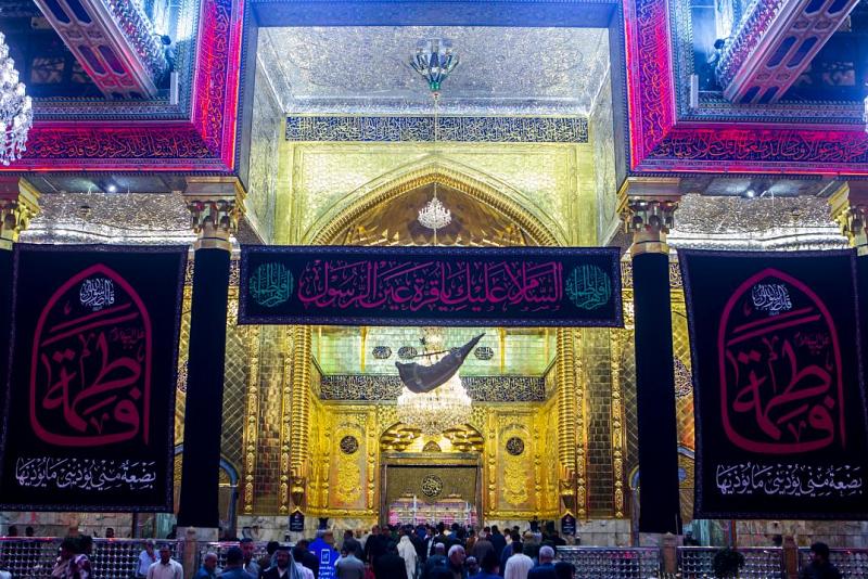 صحنُ عزيزها يتوشّح بالسواد في ذكرى شهادتها