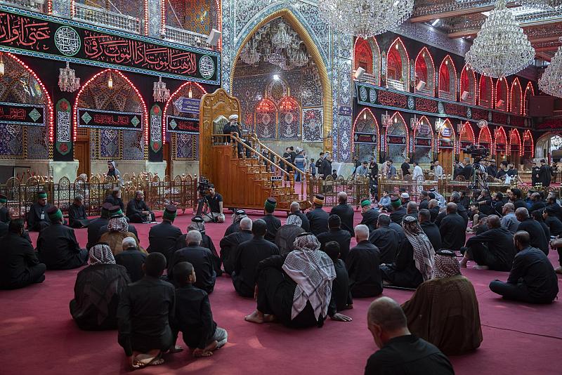 لليوم الثاني من المحرم.. العتبة العباسية المقدسة تقيم مجالسها العزائية