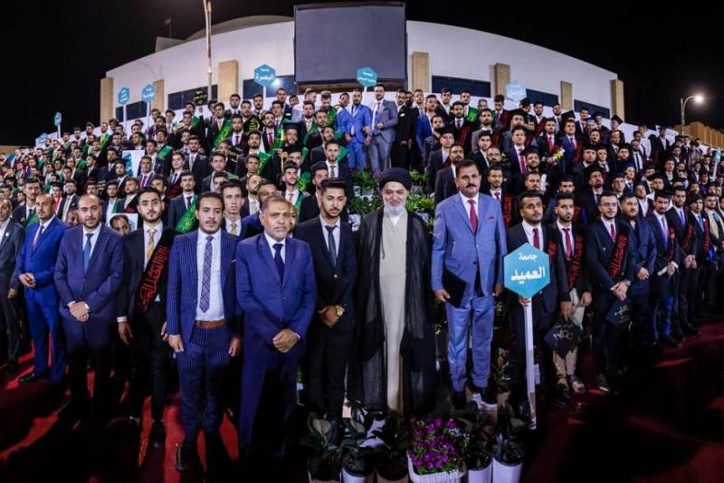 العتبةُ العبّاسية المقدّسة تنظّم حفل تخرُّج طلبة الجامعات العراقيّة المركزيّ الأوّل