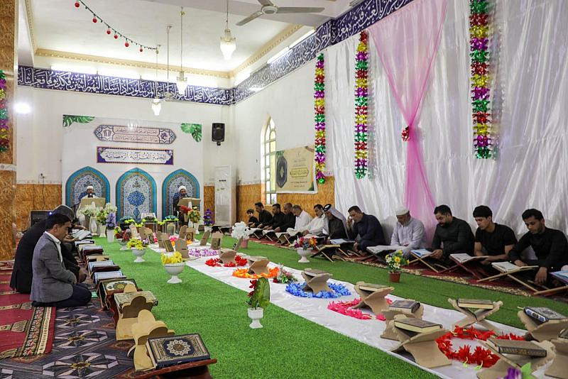 المجمع العلمي يواصل إقامة ختماته القرآنية بناحية الرضويّة في النجف