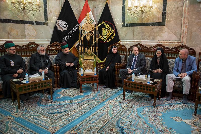 القائم بأعمال السفارة الألمانية: زيارة الأربعين تمثل رسالة الأديان الحقيقية