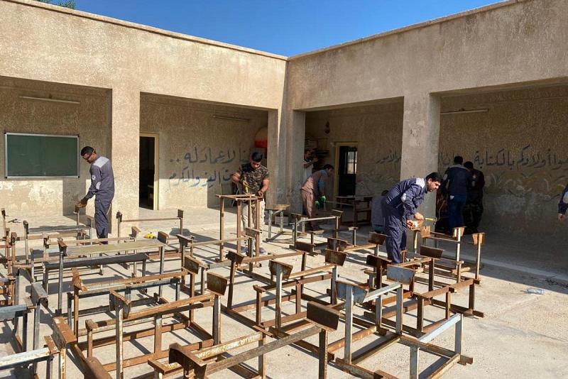 مبادرة صيانة المقاعد الدراسيّة بمرحلتها الثانية