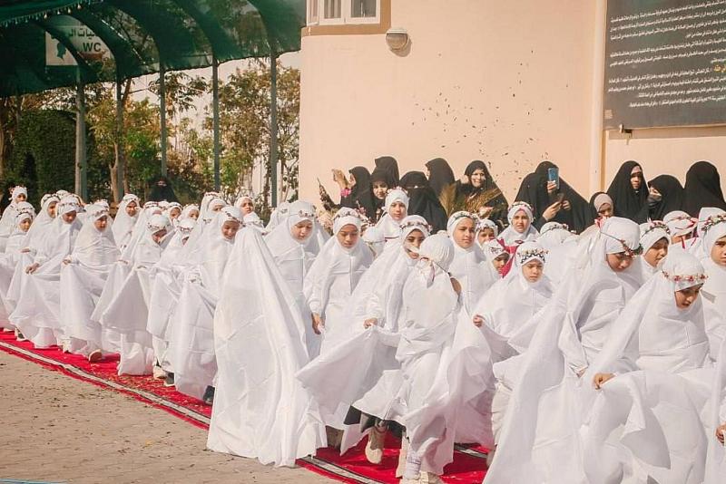 بمشاركة اكثر من 3000 طالبة.. العتبة العباسية تطلق فعاليات حفل الورود الفاطمية