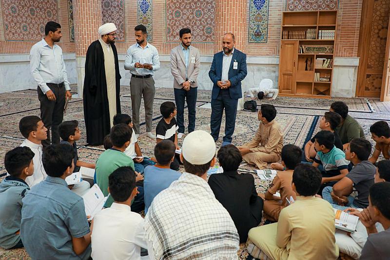 من كربلاء إلى النجف.. مرشدو المجمع العلمي يتفقدون الدورات القرآنية الصيفية