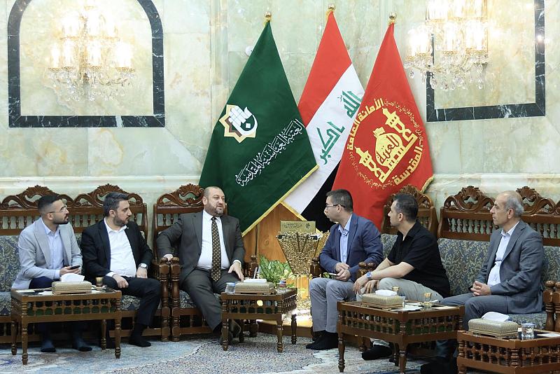 القنصل التركي يُشيد باعتماد العتبة العباسية المقدّسة التقنيات الحديثة في مجالي الريّ والطاقة