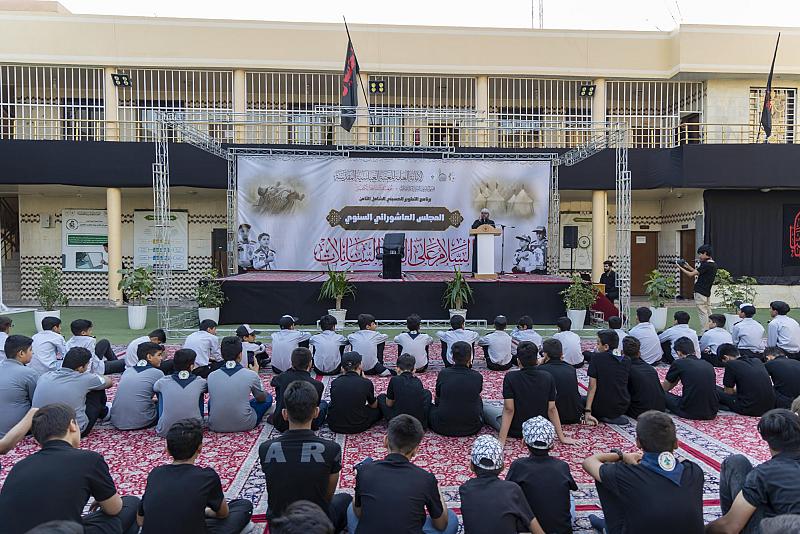 بمشاركة 200 عنصر يوميًّا.. جمعية كشافة الكفيل تواصل إقامة مجلسها العاشورائي السنوي