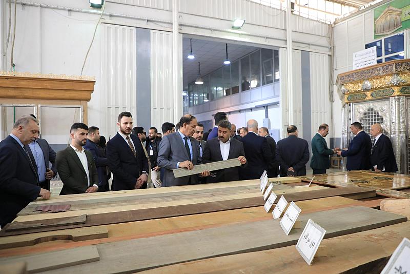 المشاركون في مؤتمر اهداف التنمية المستدامة يُجرون جولةً في مشاريع العتبة العبّاسية