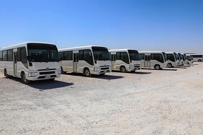 العتبة العبّاسية تُشرِك أكثرَ من 140 عجلةً لتخفيف الزخم الحاصل على محور بابل