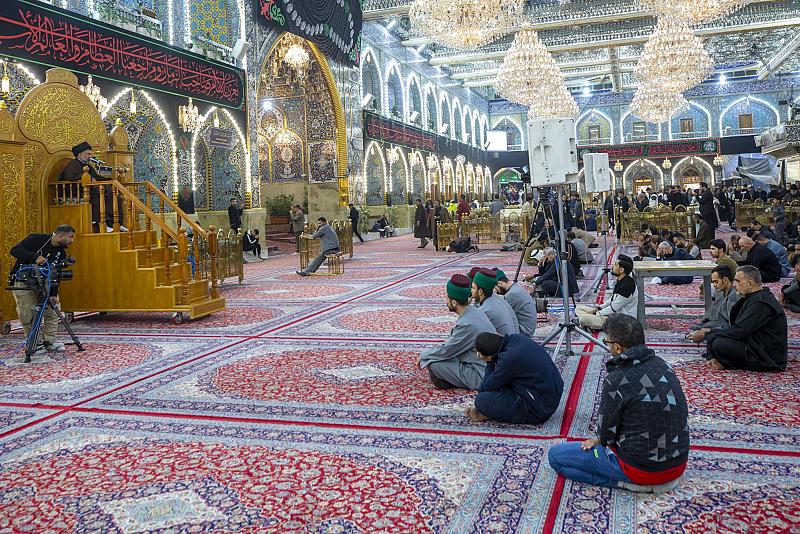 العتبة العباسية تقيم مجلس عزاءٍ لإحياء ذكرى شهادة السيدة الزهراء (عليها السلام)