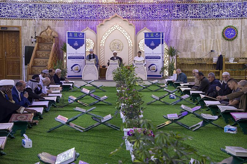 العتبة العباسية المقدسة تقيم عددًا من المحافل القرآنية في مقام الإمام المهدي (عجّل الله فرجه)