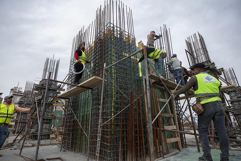 المشاريع الهندسية: نسبة الإنجاز في الهيكل الإنشائي للطابق الأول من مشروع متحف الكفيل بلغت 90%