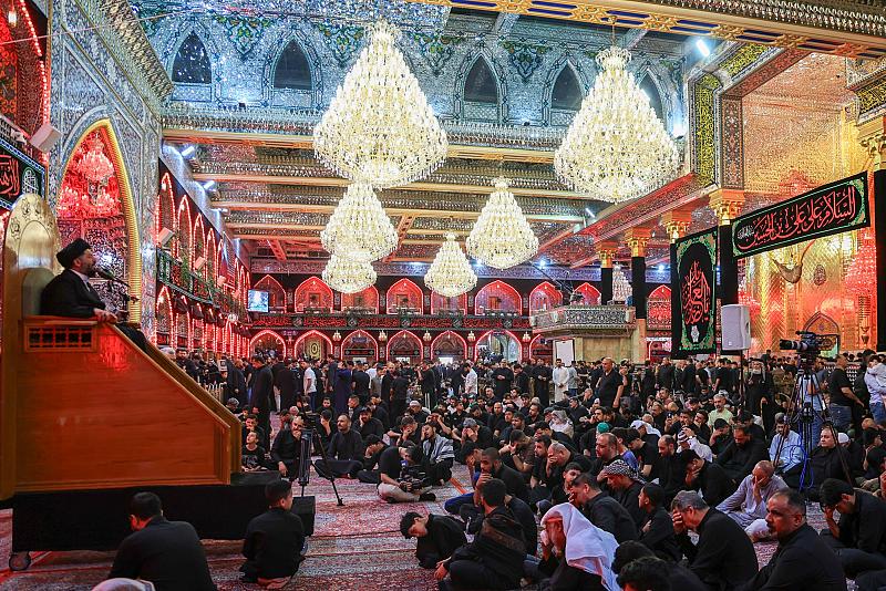شعبة الخطابة تقيم مجلسًا عزائيًا لإحياء ذكرى شهادة الإمام السجاد (عليه السلام)