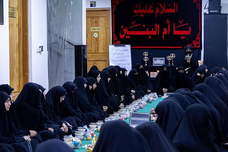شعبة فاطمة بنت أسد (عليها السلام) تستذكر وفاة السيدة أمّ البنين (عليها السلام)